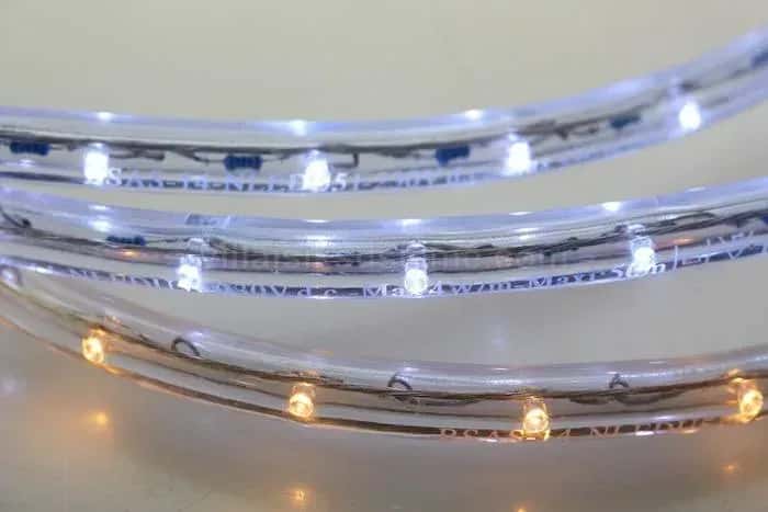 Dış mekan hortum LED, yakın plan
